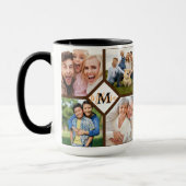 Persoonlijke familiefoto's mok (Links)