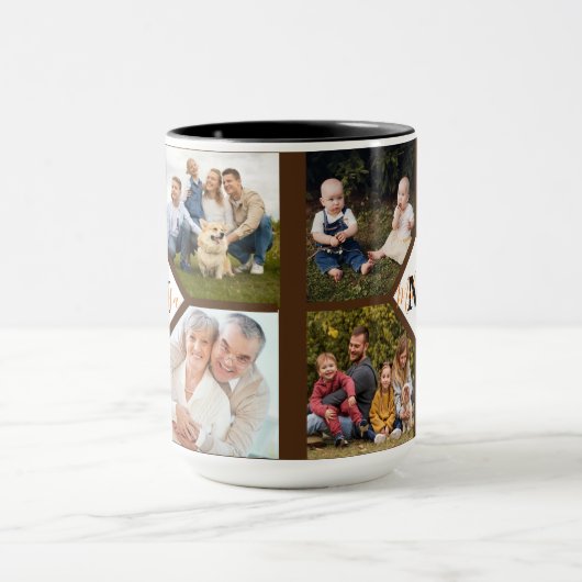 Persoonlijke familiefoto's mok (Midden)