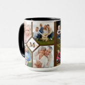 Persoonlijke familiefoto's mok (Voorkant links)