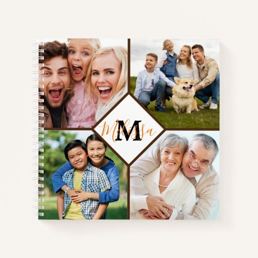 Persoonlijke familiefoto's notitieboek (Voorkant)