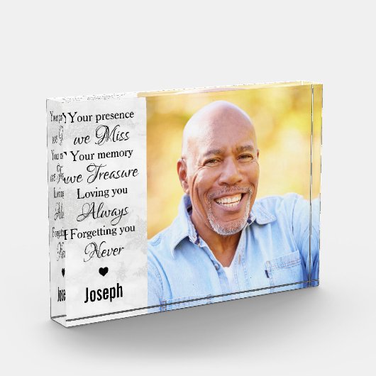 Persoonlijke familieleden Afbeelding Memorials Kee Fotoblokken (Links)