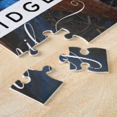 Persoonlijke familiemonogram - Achternaam - Aangep Legpuzzel (Zijkant)