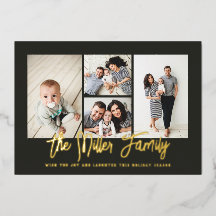 Persoonlijke familienaam 4 Foto Collage