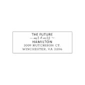 Persoonlijke familienaam Bruidscadeaus Bruid Zelfinktende Stempel (Design)