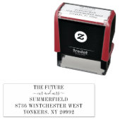 Persoonlijke familienaam Bruidsfeest Zelfinktende Stempel (In situ)