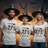Persoonlijke familienaam Halloween Party T-shirt