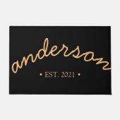 Persoonlijke familienaam Handleiding Scripted Deurmat (Voorkant)