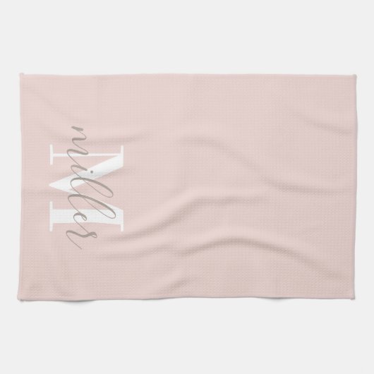 Persoonlijke familienaam Kitchen Handhanddoek Theedoek (Horizontaal)