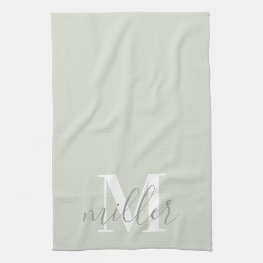 Persoonlijke familienaam Kitchen Handhanddoek Theedoek (Verticaal)