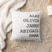 Persoonlijke familienaam kussenhoes kussen (Deken)