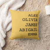 Persoonlijke familienaam kussensloop kussen (Deken)