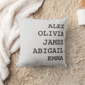 Persoonlijke familienaam kussensloop kussen (Deken)