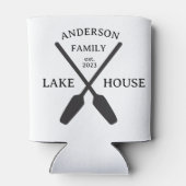 Persoonlijke familienaam Lake House Blikjeskoeler (Achterkant)