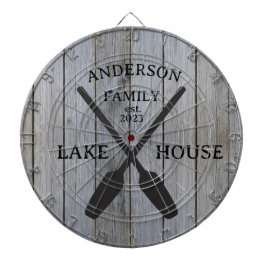Persoonlijke familienaam Lake House Dartbord