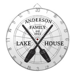 Persoonlijke familienaam Lake House Dartbord