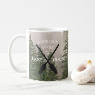 Persoonlijke familienaam Lake House Koffiemok