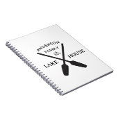 Persoonlijke familienaam Lake House Notitieboek (Rechterzijde)