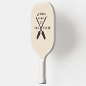 Persoonlijke familienaam Lake House Pickleball Paddle (Links)
