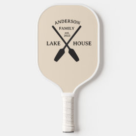 Persoonlijke familienaam Lake House Pickleball Paddle