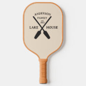 Persoonlijke familienaam Lake House Pickleball Paddle (Voorkant)