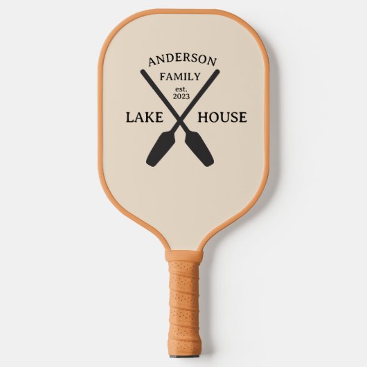 Persoonlijke familienaam Lake House Pickleball Paddle