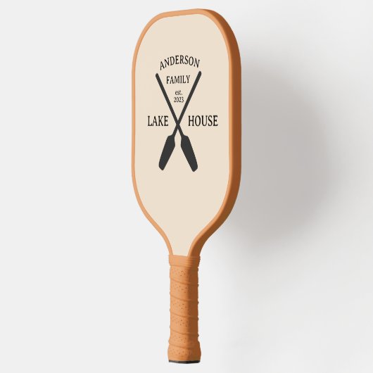 Persoonlijke familienaam Lake House Pickleball Paddle (Links)