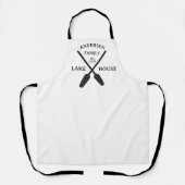 Persoonlijke familienaam Lake House Schort (Voorkant)
