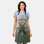 Persoonlijke familienaam Lake House Schort (Gedragen)