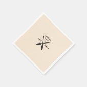 Persoonlijke familienaam Lake House Servet (Hoek)