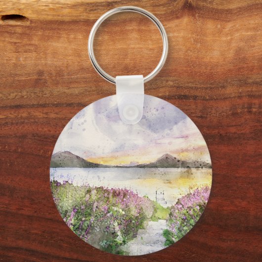 Persoonlijke familienaam Lake House Sleutelhanger (Achterkant)