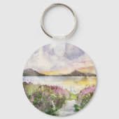 Persoonlijke familienaam Lake House Sleutelhanger (Achterkant)