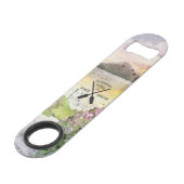 Persoonlijke familienaam Lake House Speed Flessenopener (Voorkant Gekanteld)