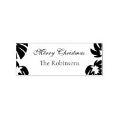 Persoonlijke familienaam Prettig kerstfeest Berich Rubberstempel (Gestempeld)