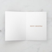 Persoonlijke familienaam Prettig Kerstfeest Kaart (Binnen)