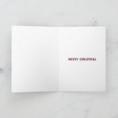 Persoonlijke familienaam Prettig kerstfeest Robin Kaart (Binnen)