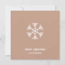 Persoonlijke familienaam Prettig kerstfeest Sneeuw