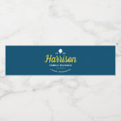 Persoonlijke Familiereünie Waterfles Etiket (Enkel label)