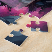 Persoonlijke Fantasie Waterval Vallei Legpuzzel (Zijkant)