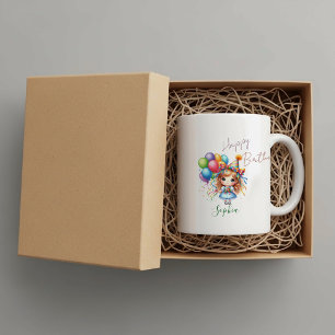 Persoonlijke fantasiepop verjaardagsmok koffiemok