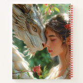 Persoonlijke Fantasy Drakenprinses Notitieboek (Achterkant)