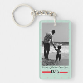Persoonlijke Father's Day-foto-sleutelhanger Sleutelhanger