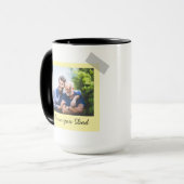 Persoonlijke Father's Day mok cadeau (Voorkant links)