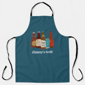 Persoonlijke favoriete bier van papa schort (Voorkant)