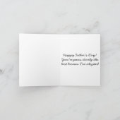 Persoonlijke Favoriete Bont Kind Vaderdag  Feestdagen Kaart (Binnen)