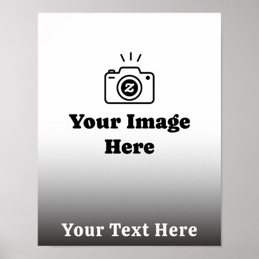 Persoonlijke favoriete foto met tekst poster (Voorkant)
