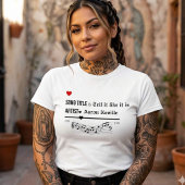 Persoonlijke Favoriete lied titel Tshirt