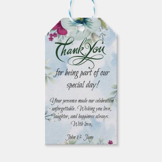 Persoonlijke Favorietlabels Cadeaulabel (Voorkant)