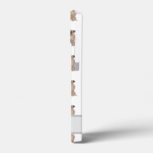 Persoonlijke Fawn Mask Boxer Dog Case-Mate iPhone Case (Achterkant / Links)