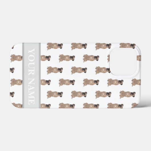 Persoonlijke Fawn Mask Boxer Dog Case-Mate iPhone Case (Achterkant (horizontaal))