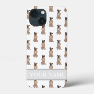 Persoonlijke Fawn Mask Boxer Dog Case-Mate iPhone Case